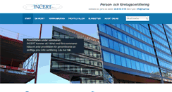 Desktop Screenshot of incert.se